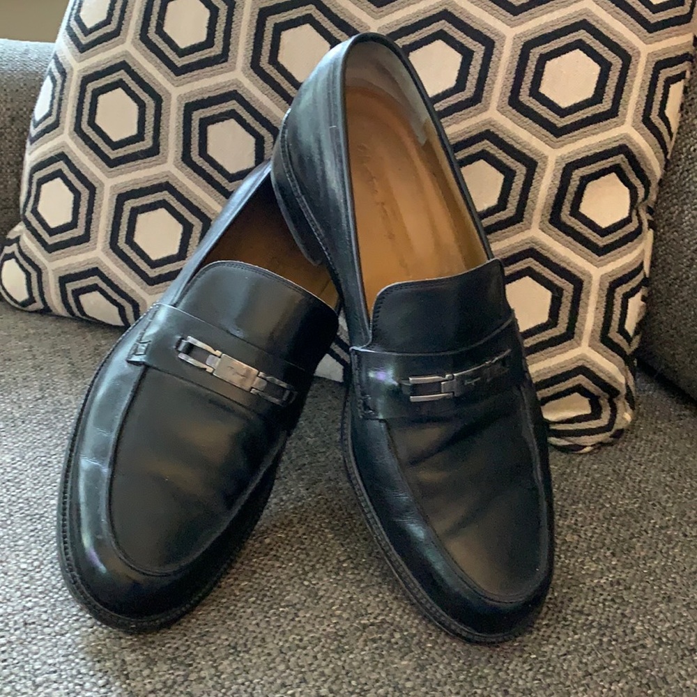Ferragamo Italian leather loafers from Rome, Italy